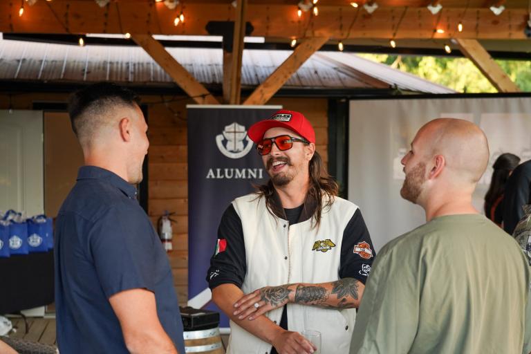 Alums connecting as they celebrate their Class of 2014 10-Year Reunion with Pacific Academy