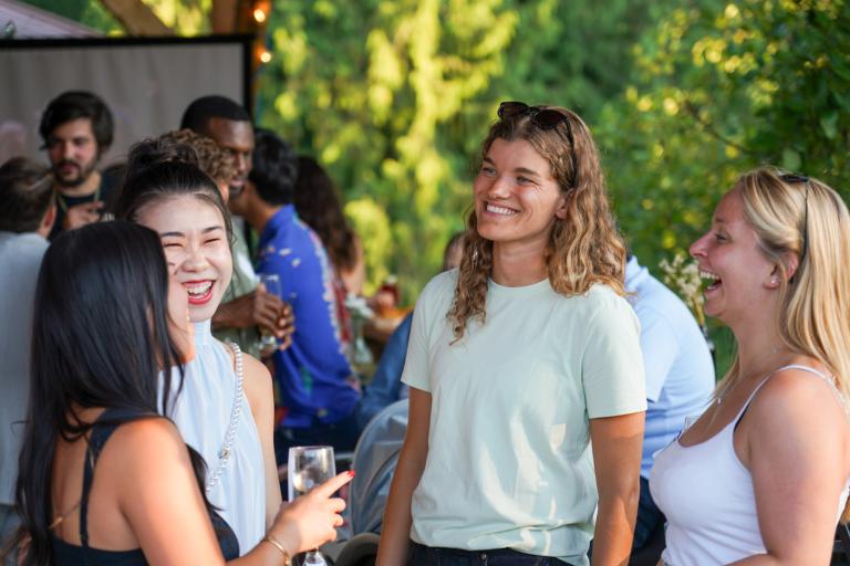 Alums connecting as they celebrate their Class of 2014 10-Year Reunion with Pacific Academy