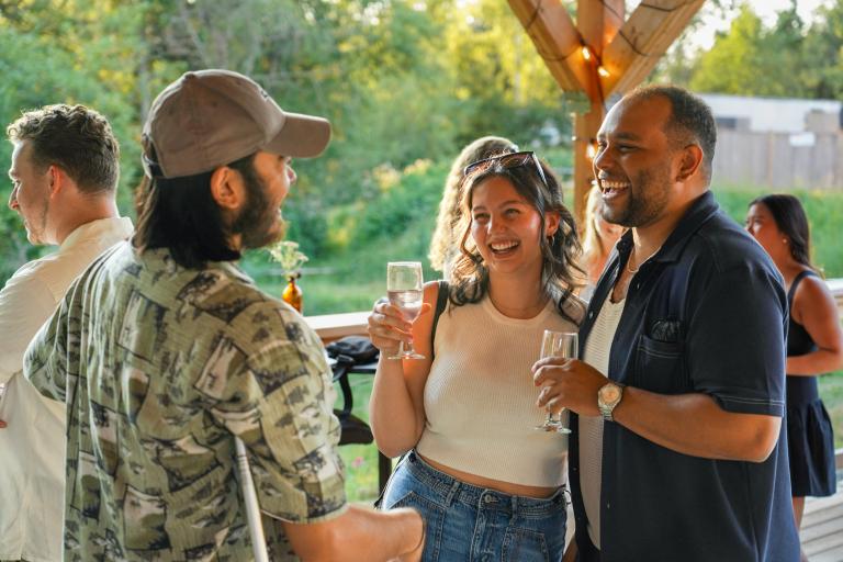 Alums connecting as they celebrate their Class of 2014 10-Year Reunion with Pacific Academy