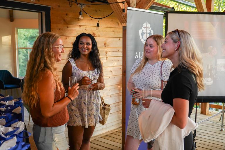 Alums connecting as they celebrate their Class of 2014 10-Year Reunion with Pacific Academy