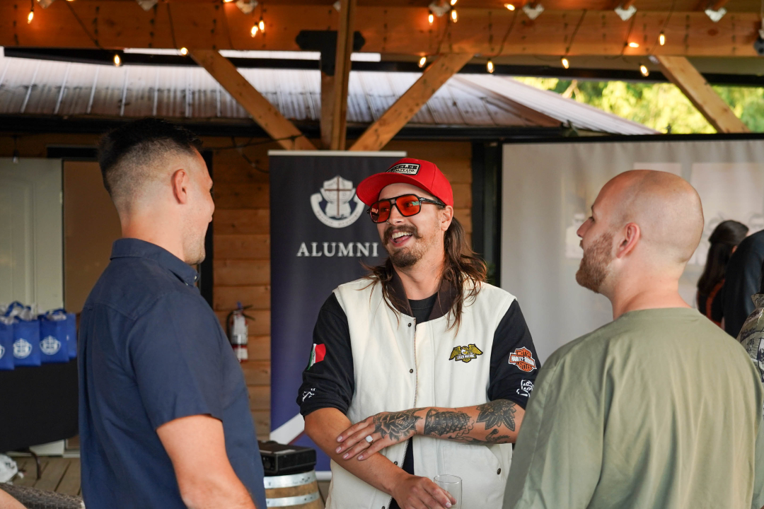 Alums connecting as they celebrate their Class of 2014 Pacific Academy 10-Year Reunion