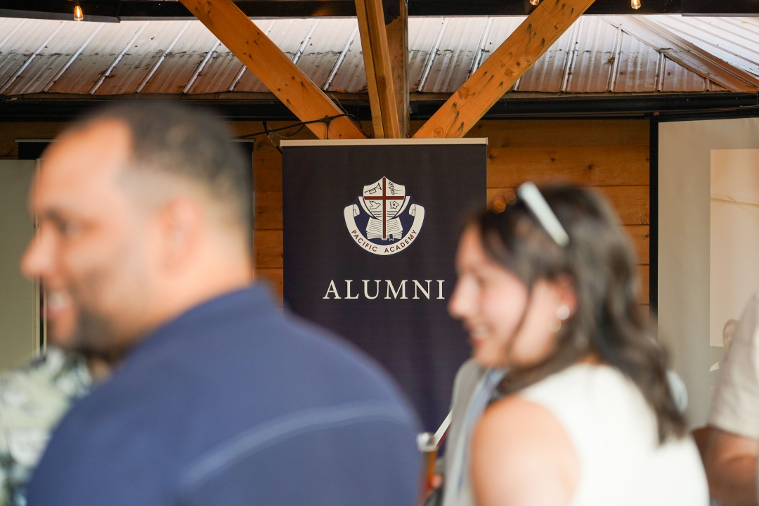 Alums connecting as they celebrate their Class of 2014 Pacific Academy 10-Year Reunion