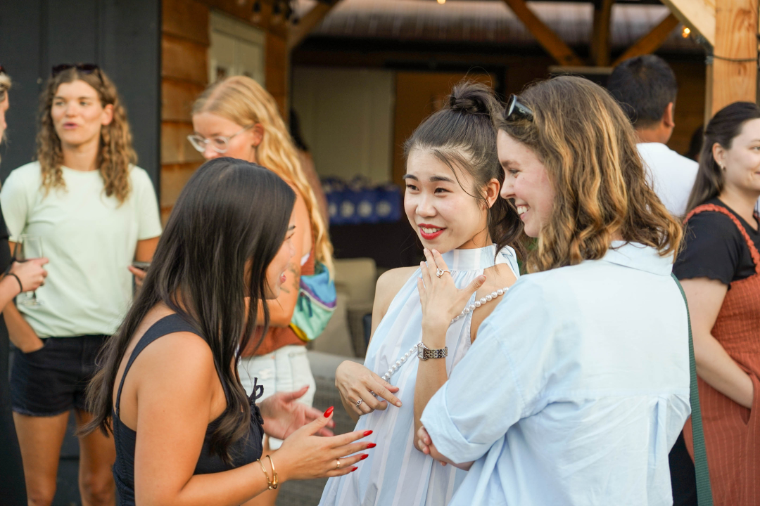 Alums connecting as they celebrate their Class of 2014 Pacific Academy 10-Year Reunion